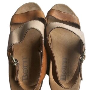 BORN hand Women's Rest Eira Backstrap Sandal Size 9 M